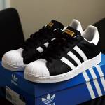 �ʭ��ۤ��G 09 4th Pick Adidas Superstar I Originals (Black/Runwht/Gold.T)