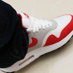 �ʭ��ۤ��G 09 9th Pick Nike Air Max 1 QS White/Sport Red-Ntrl Grey-Blck