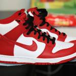 �ʭ��ۤ��G NIKE DUNK HIGH White/Varsity Red/Black