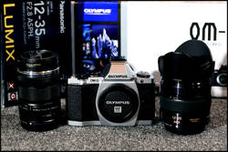 �ʭ��ۤ��G Olympus EM-5 Kit Set + Panasonic 12-35 f2.8